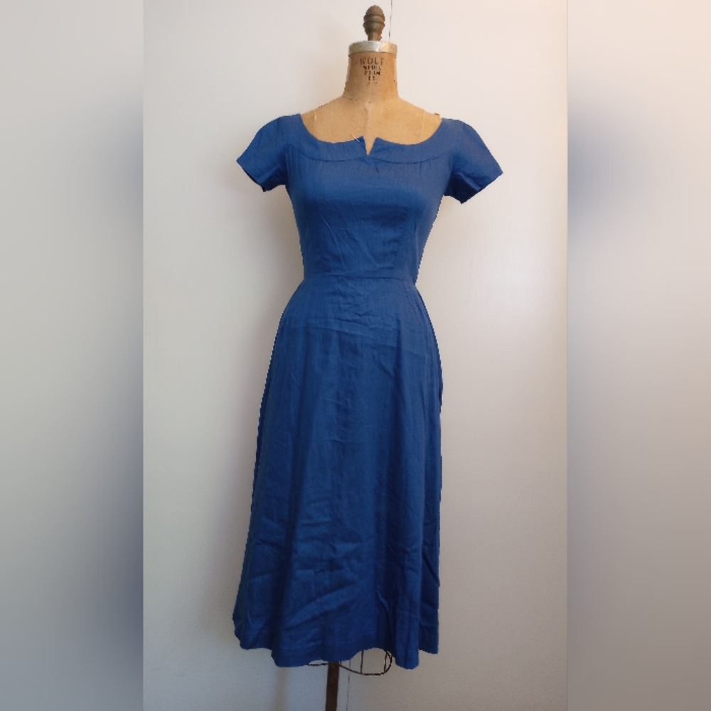 1950's Blue Dress